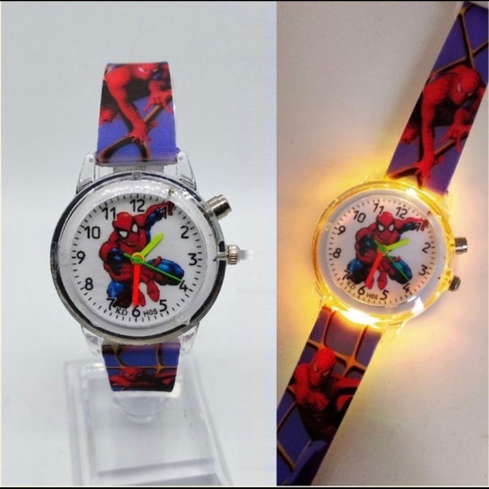 Light up Spider-Man Watches